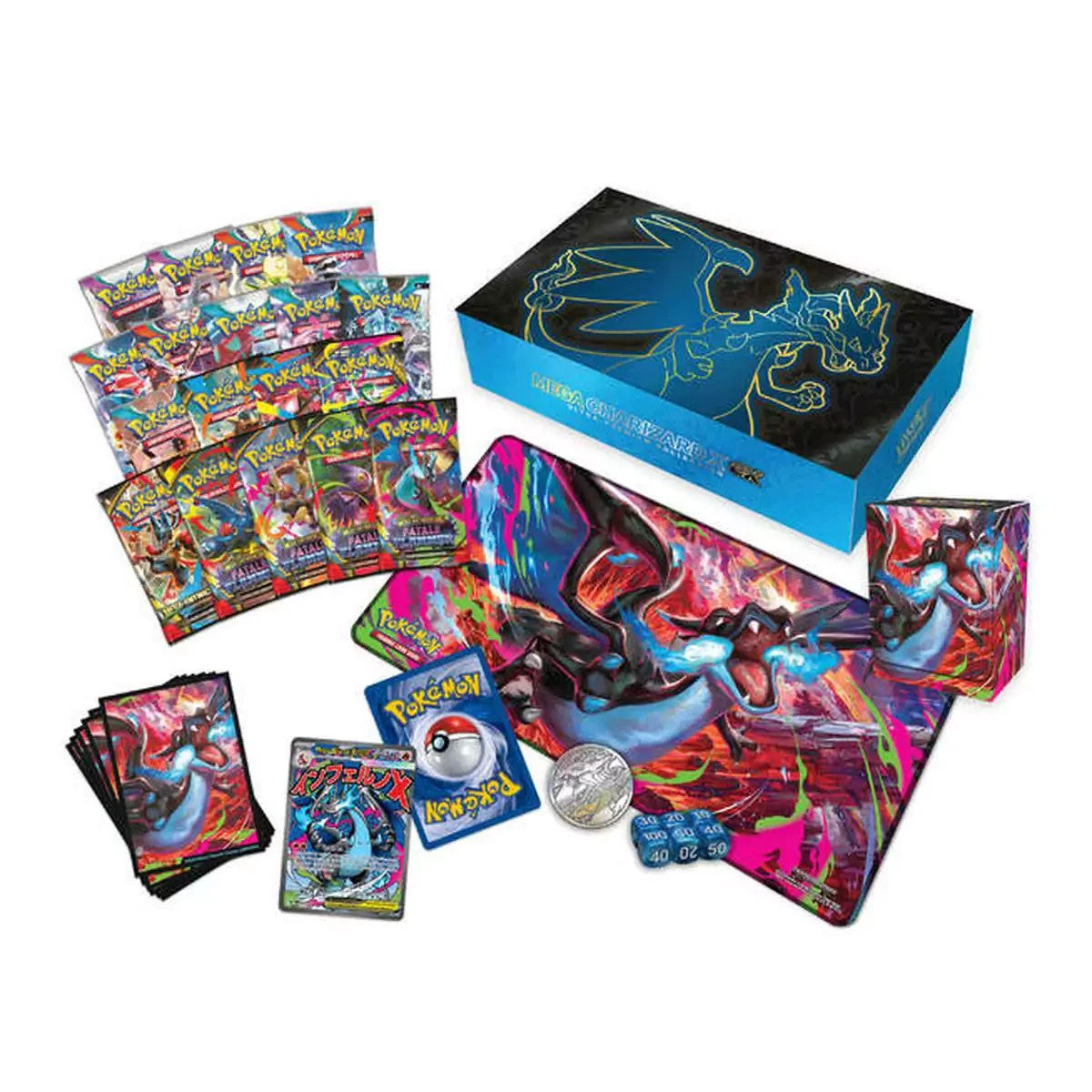 Pokémon Mega Glurak X EX Ultra Premium Kollektion – Vorbestellung 14.11. – DE