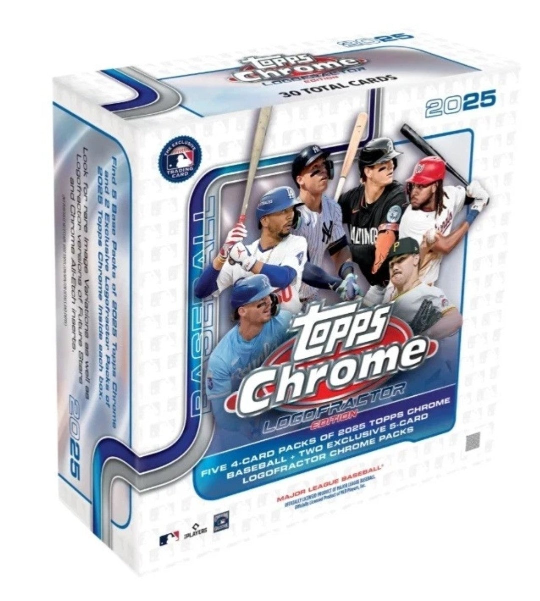 2025 Topps Chrome® Baseball Logofractor Edition + 100 Card Sleeves Gratis