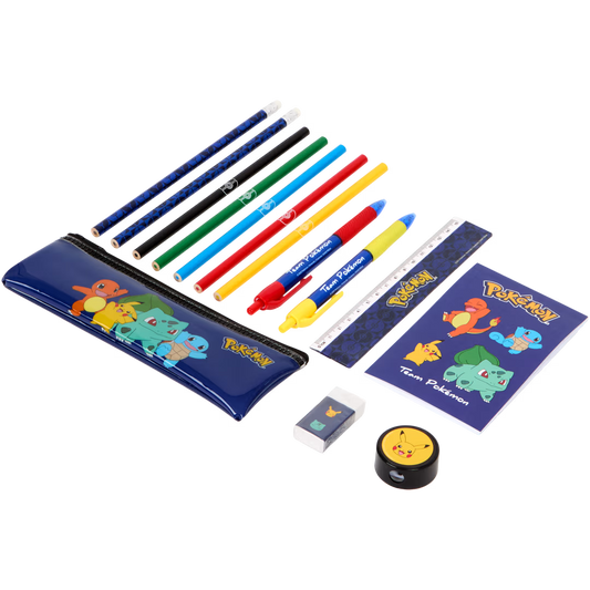 Pokémon Mäppchen mit Inhalt – Federmappe inkl. Stifte, Bleistifte, Radiergummi & Lineal – FSC®-zertifiziert kaufen – Original Pokémon bei DrisoCard