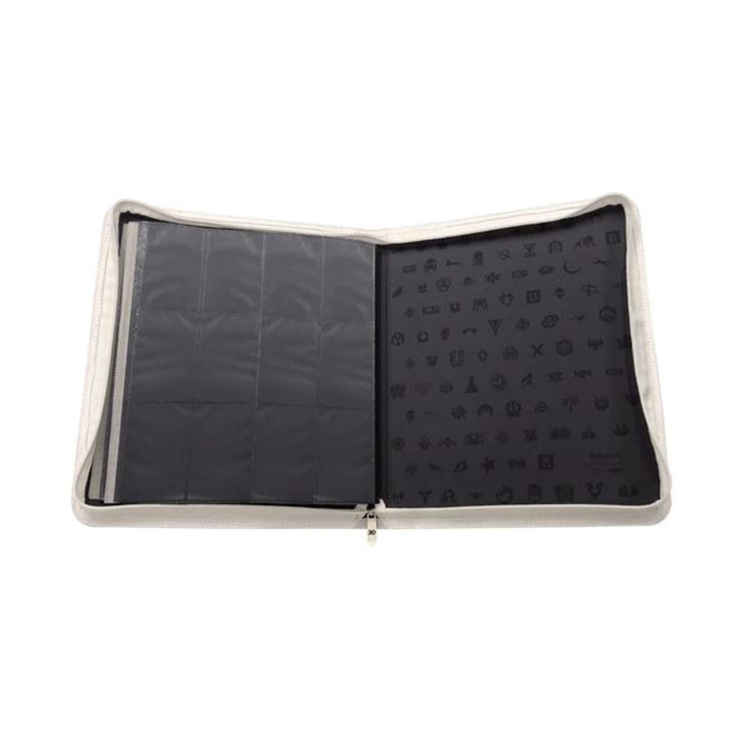 Ultra PRO - 12-Pocket PRO-Binder für Magic: The Gathering, schützt und speichert bis zu 480 MTG-Karten und Karten in Standardgröße, seitliche Einschubtaschen, geprägte Abdeckung und Reißverschluss