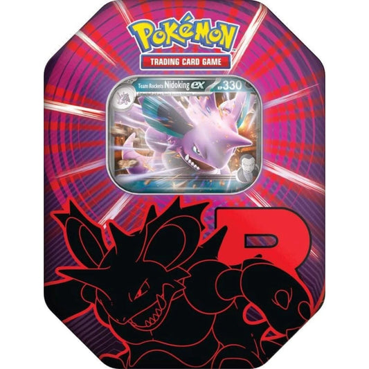 Pokémon Sammelkartenspiel – Team Rocket’s Nidoking EX Tin – Deutsch – NEU & OVP