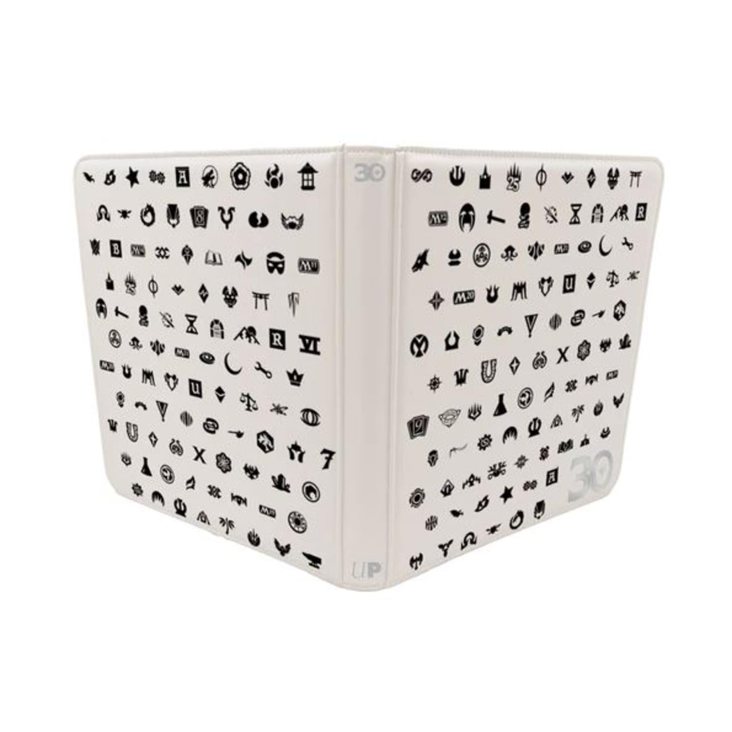 Ultra PRO - 12-Pocket PRO-Binder für Magic: The Gathering, schützt und speichert bis zu 480 MTG-Karten und Karten in Standardgröße, seitliche Einschubtaschen, geprägte Abdeckung und Reißverschluss