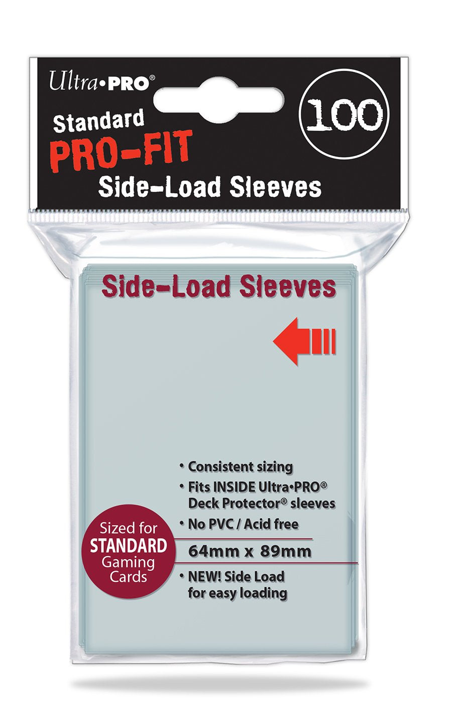 Ultra Pro 84649 - Sleeves Standard - Pro-Fit Side Load, 100