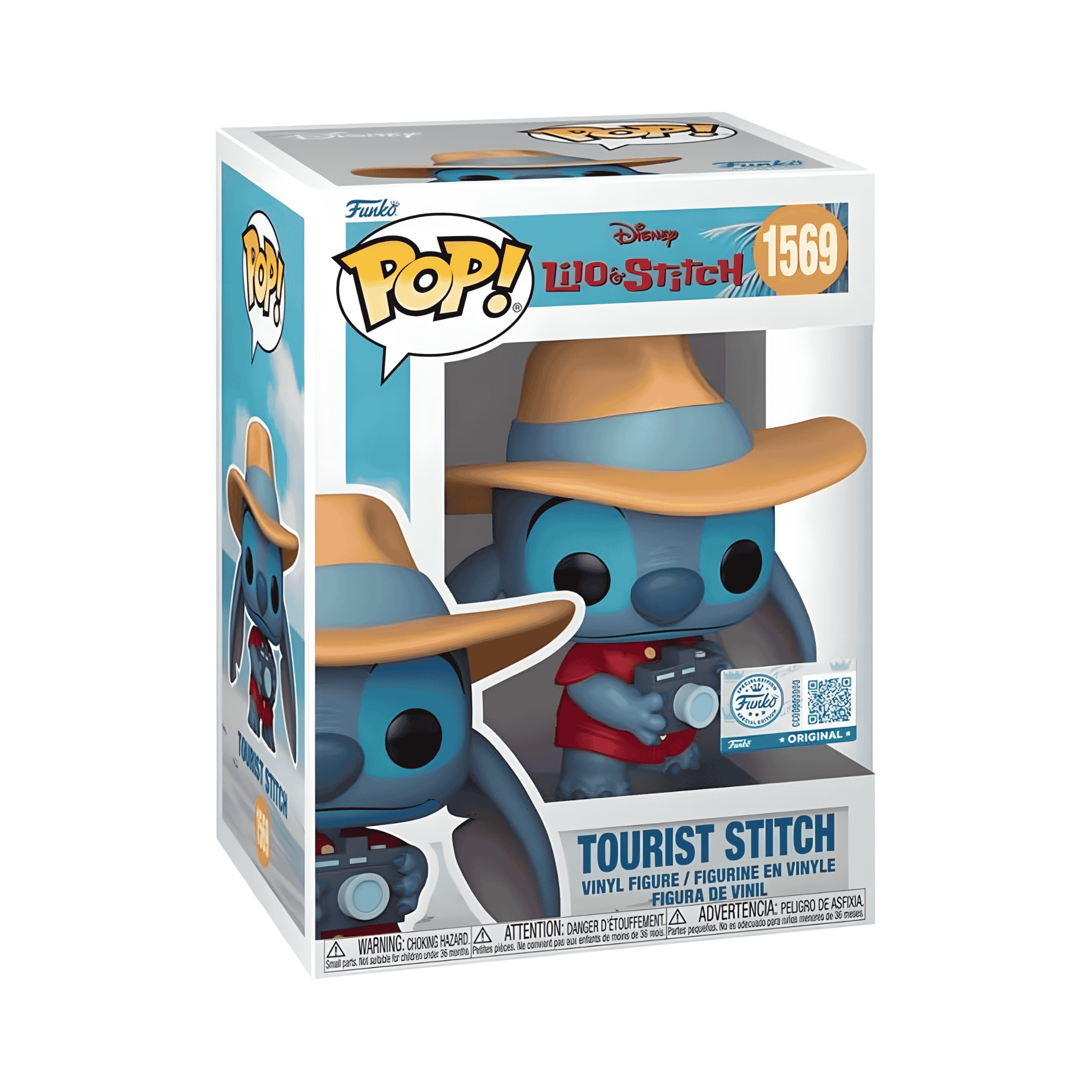 POP Tourist Stitch, Funko Original, 1569
