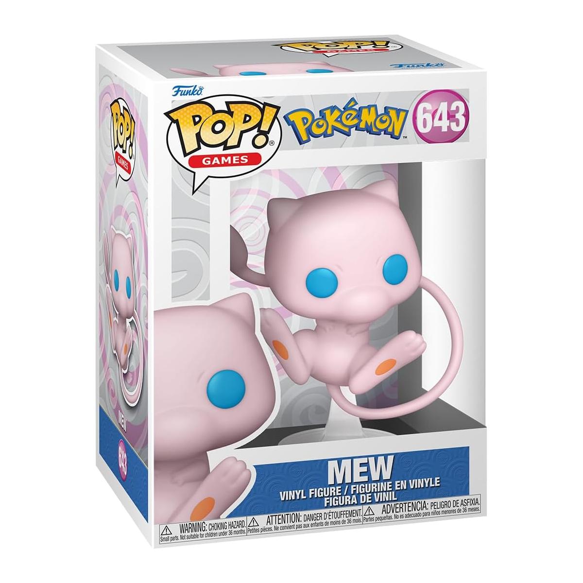 Funko Pop! Games #643 – Pokémon Mew Vinylfigur – Anime Sammlerfigur & Geschenk kaufen – Original Pokémon bei DrisoCard