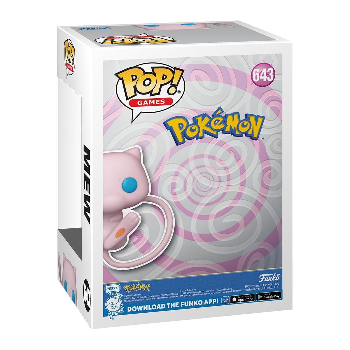 Funko Pop! Games #643 – Pokémon Mew Vinylfigur – Anime Sammlerfigur & Geschenk kaufen – Original Pokémon bei DrisoCard