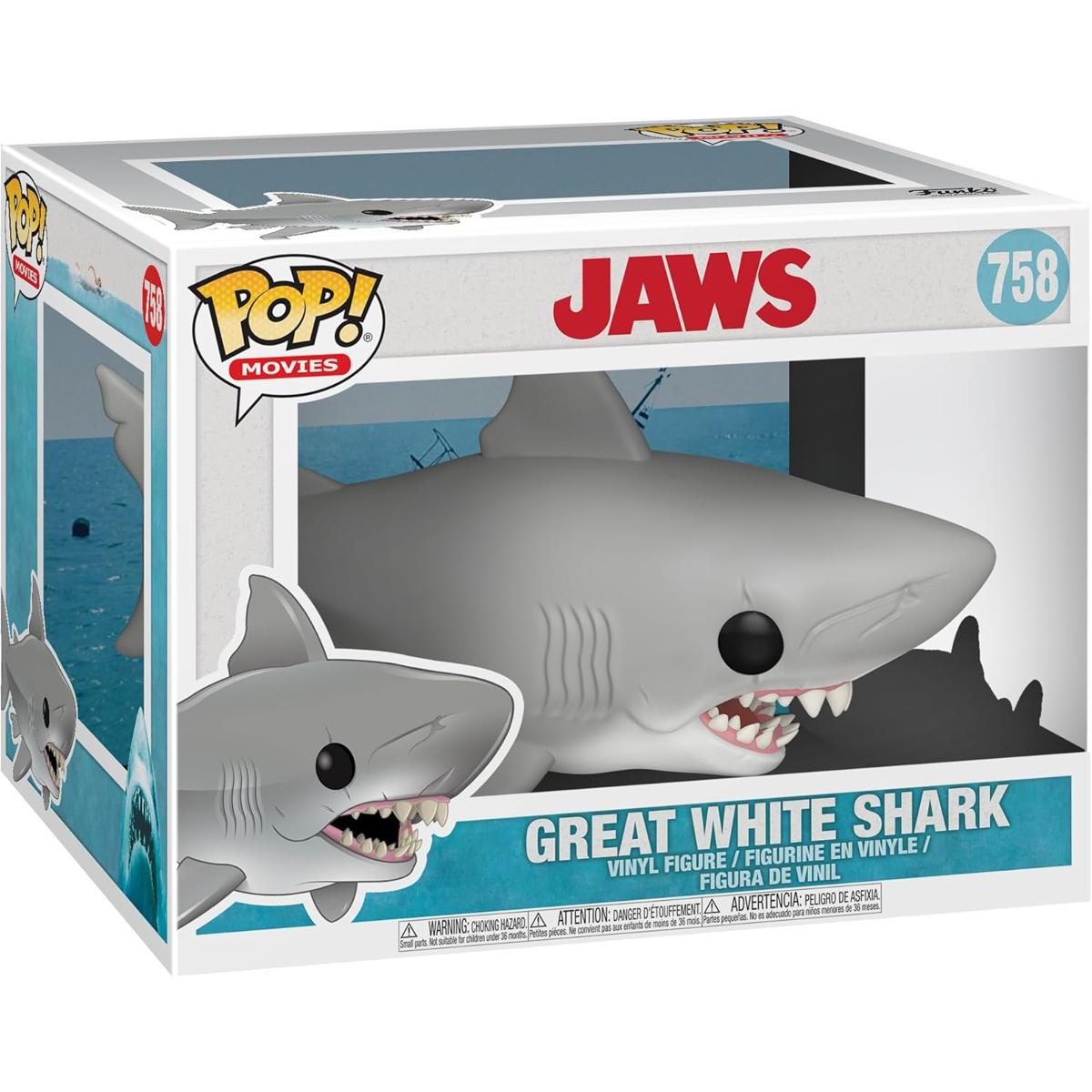 Funko Pop! Movies #758 – Jaws Großer Weißer Hai 6" Vinylfigur – Sammlerfigur & Geschenk für Filmfans kaufen – Original Spielwaren / Sonstiges bei DrisoCard