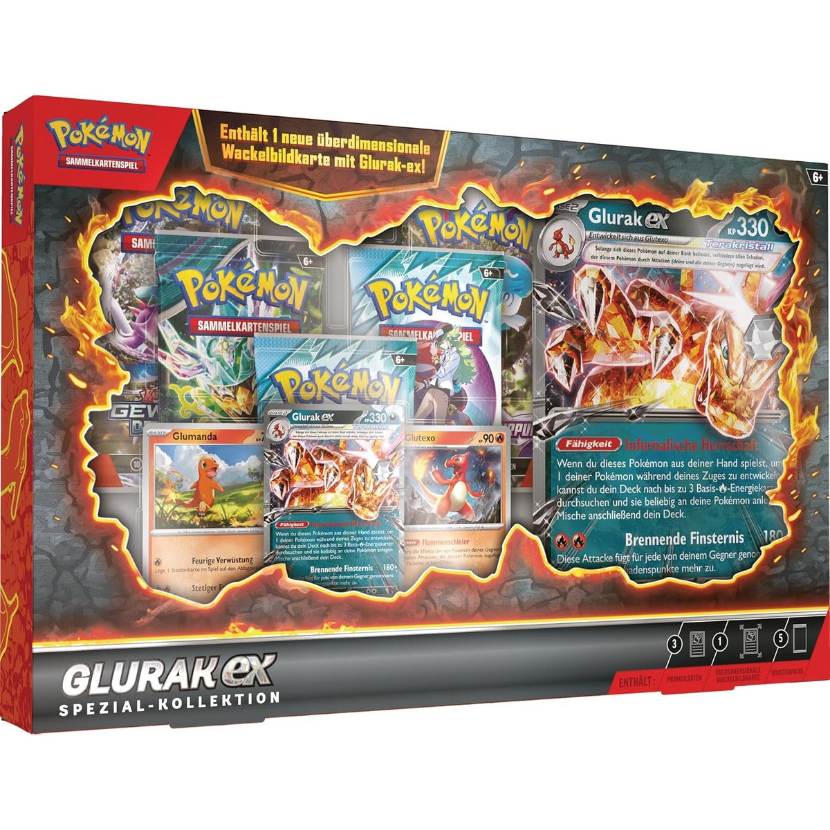 Pokémon-Sammelkartenspiel: Spezial-Kollektion Glurak-ex kaufen – Original Pokémon bei DrisoCard
