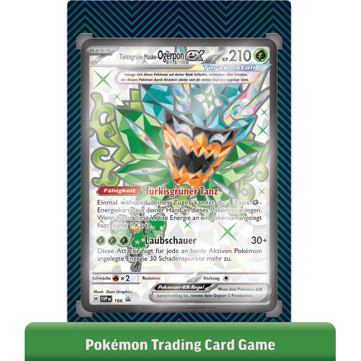 Pokémon-Sammelkartenspiel: Premium-Kollektion Ogerpon-ex (3 holografische Karten & 6 Boosterpacks) kaufen – Original Pokémon bei DrisoCard