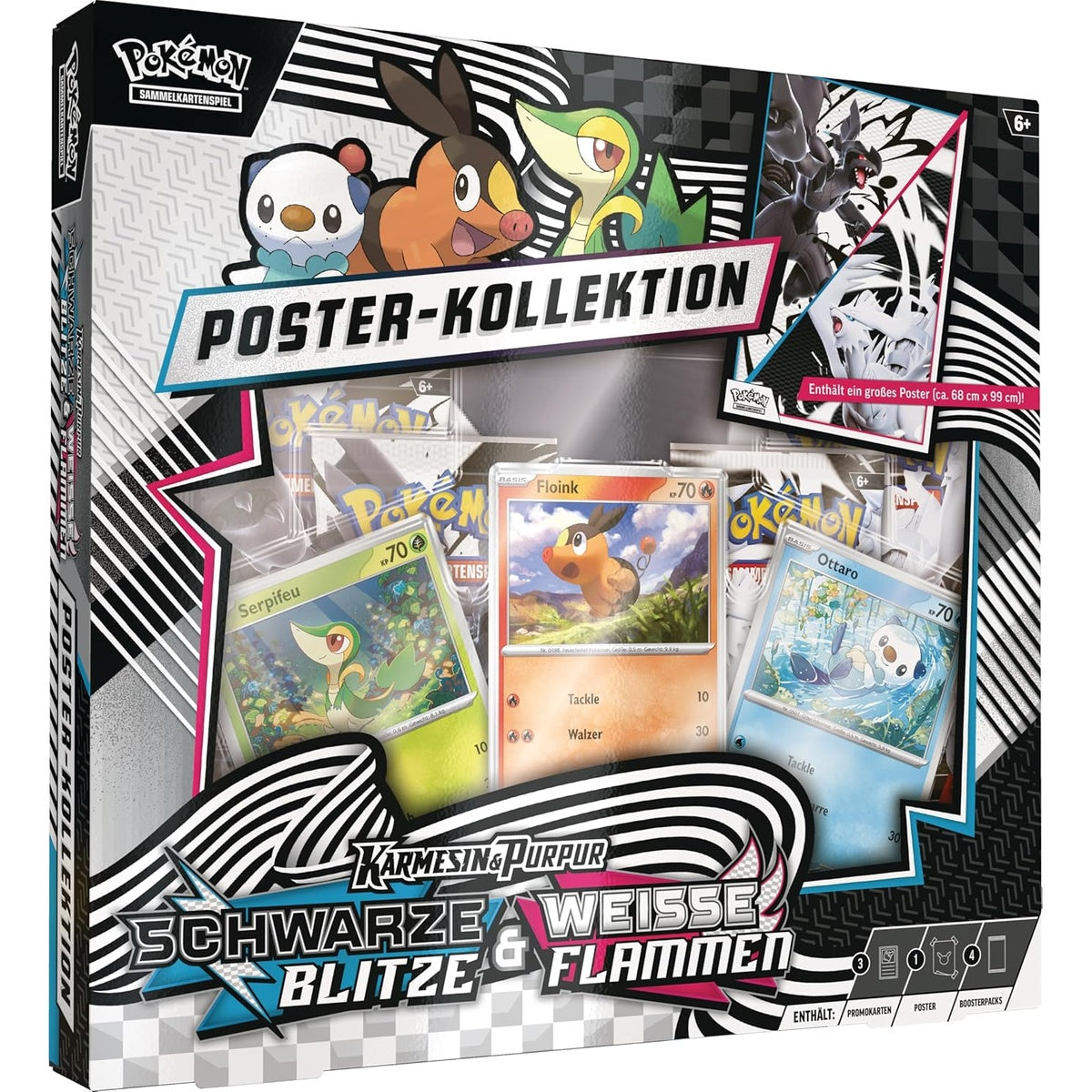 Pokemon KP10.5 Weisse Flammen & Schwarze Blitze Poster-Kollektion (Deutsch) kaufen – Original Pokémon bei DrisoCard